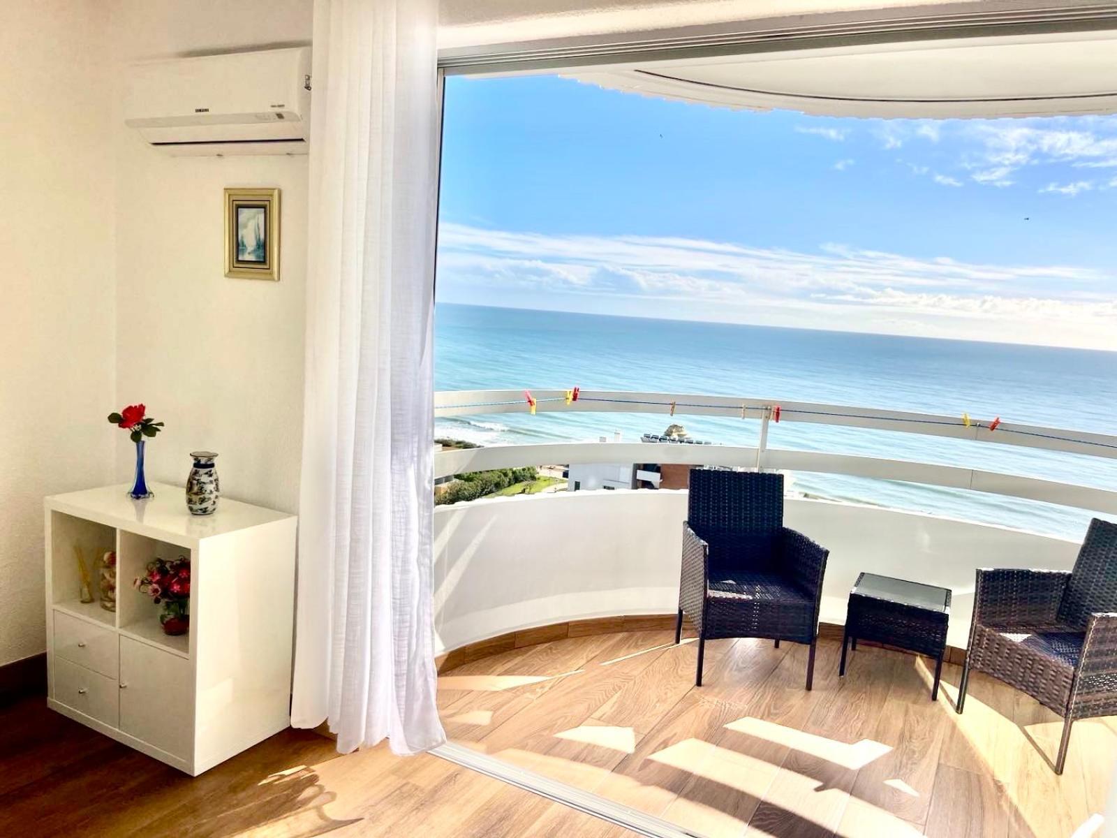 Top Ocean View Apartment - Amazing Sunset - Modern Style - Pool & 200M To Beach بورتيماو الغرفة الصورة
